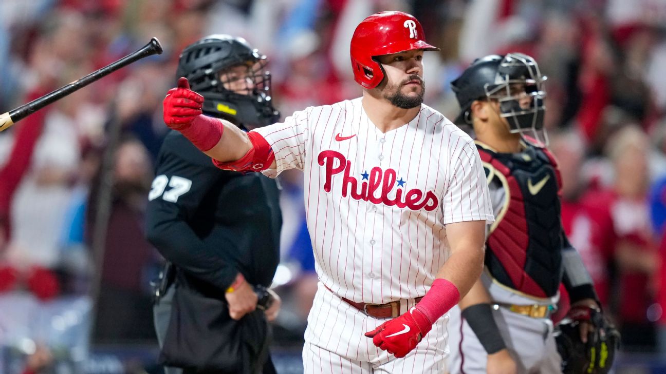 This team is beautiful': Kyle Schwarber reacts to Phillies reaching World  Series