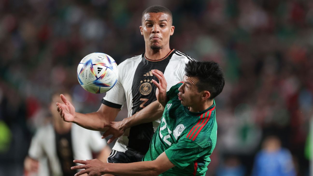 Mexico, Germany battle to hard-fought 2-2 draw