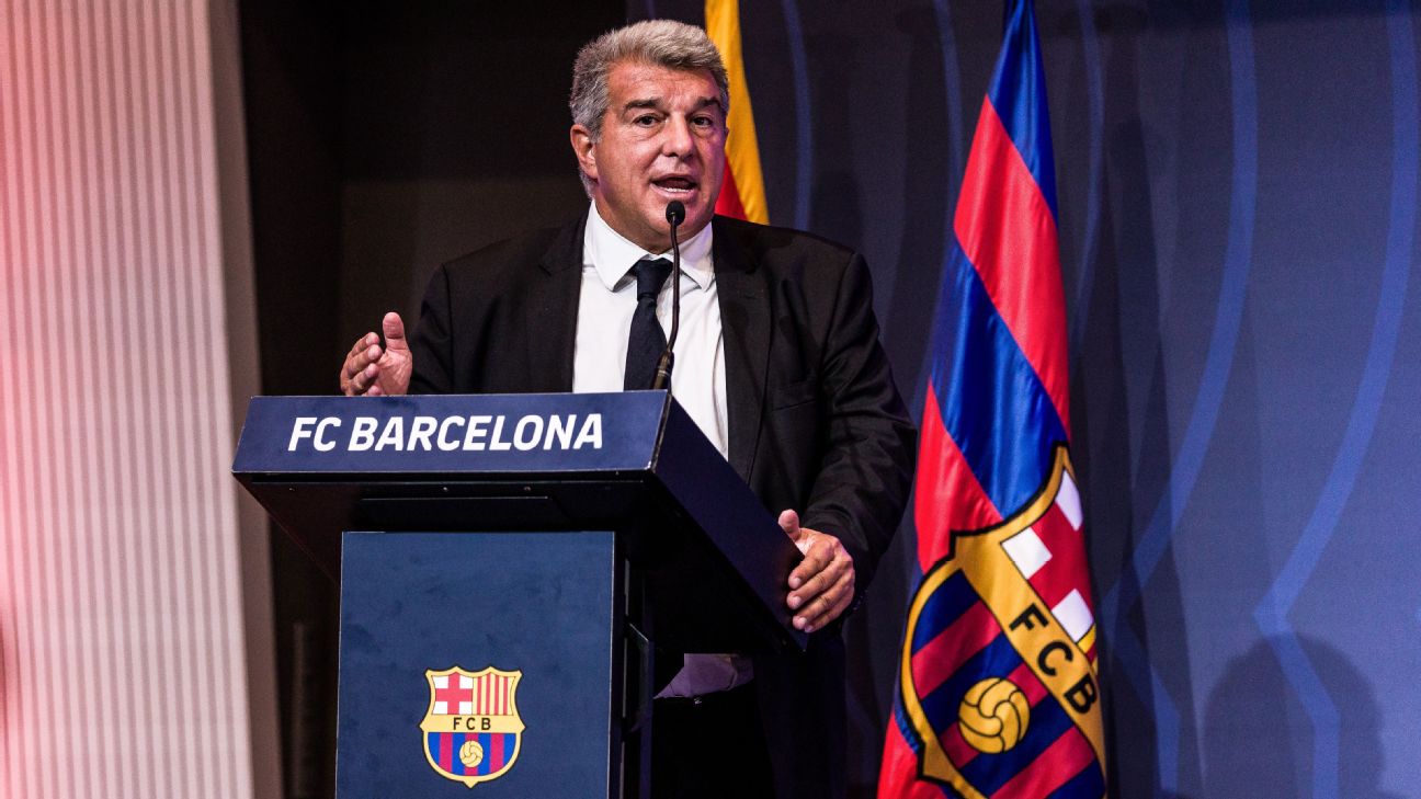 Report: Laporta charged with suspected bribery