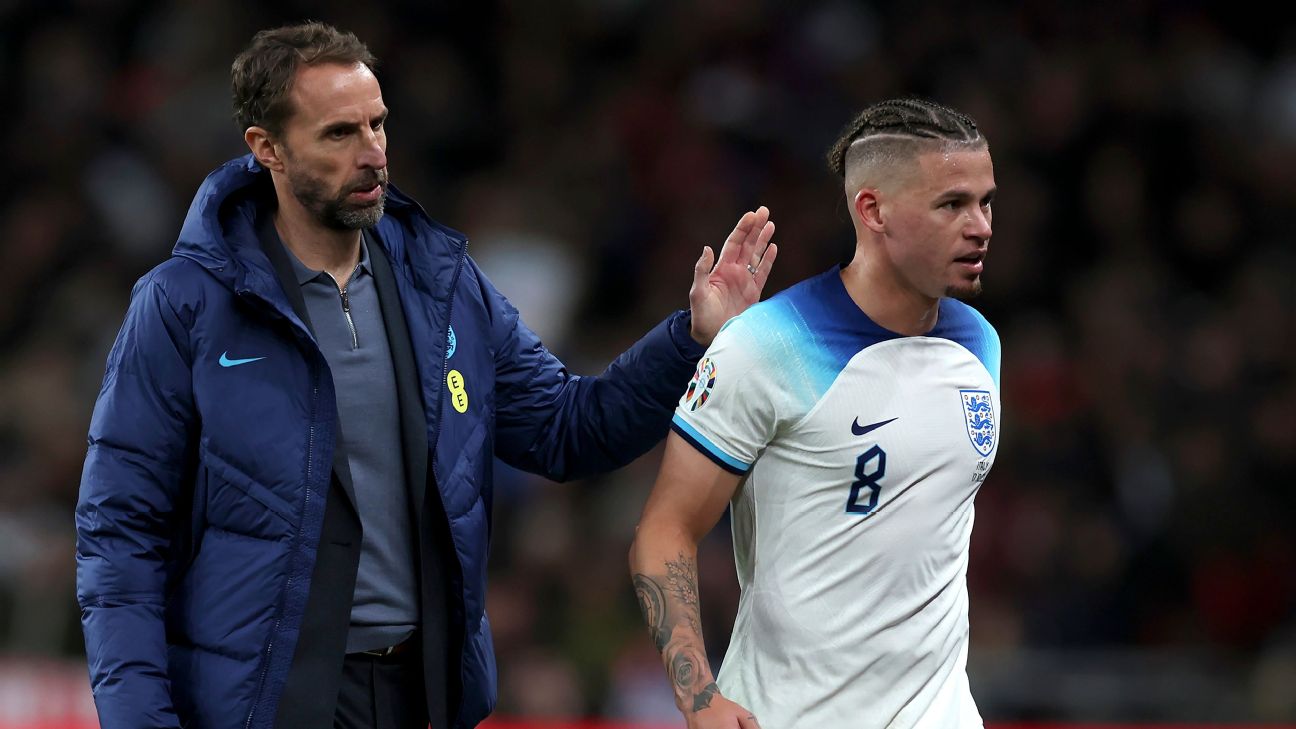 Southgate: White has refused to play for England