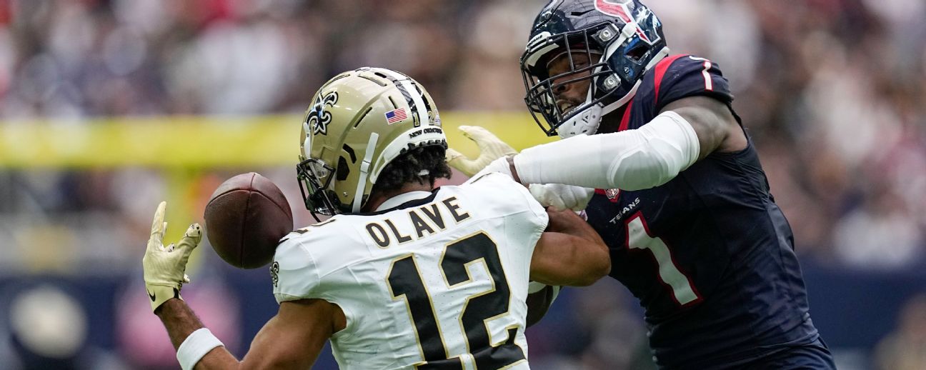 Saints WR Chris Olave (ankle) a game-time decision vs. Giants - ESPN