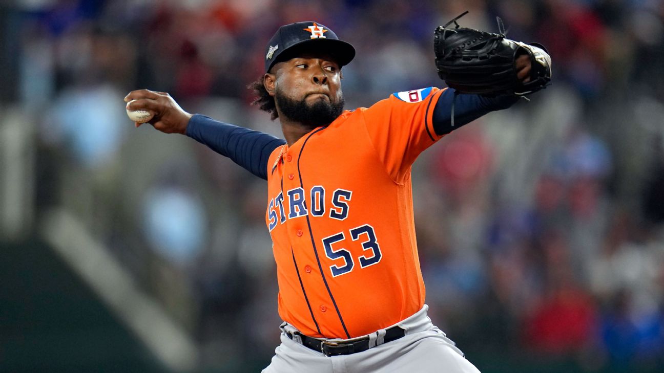 Astros' Javier to go on IL with neck discomfort