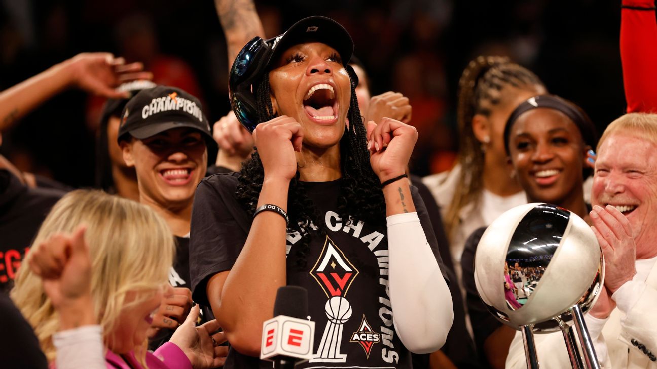 Aces' A'ja Wilson wins WNBA Finals MVP, continues to build legacy