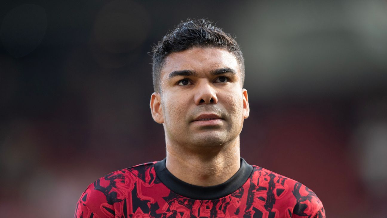 Casemiro out for Man Utd after injury with Brazil