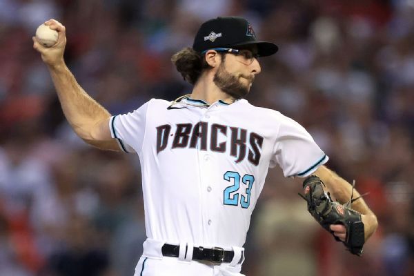 D-backs ace Gallen exits in 6th with tight hammy