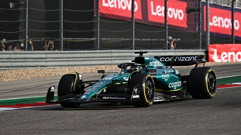 Aston Martin, Haas start from pits in Austin