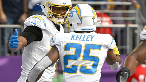 Joshua Kelley answers with 49-yard touchdown run for Chargers