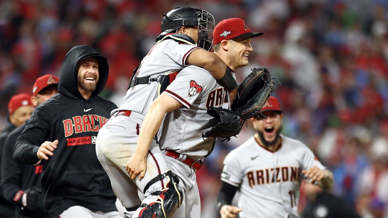 NLCS Game 7 live Diamondbacks down Phillies to reach World Series