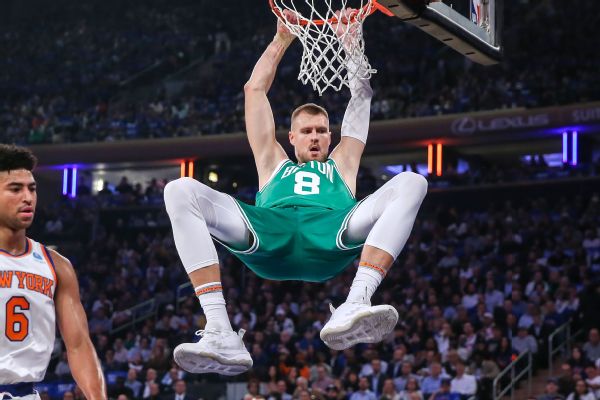 Sources: Celts hopeful Porzingis back this week