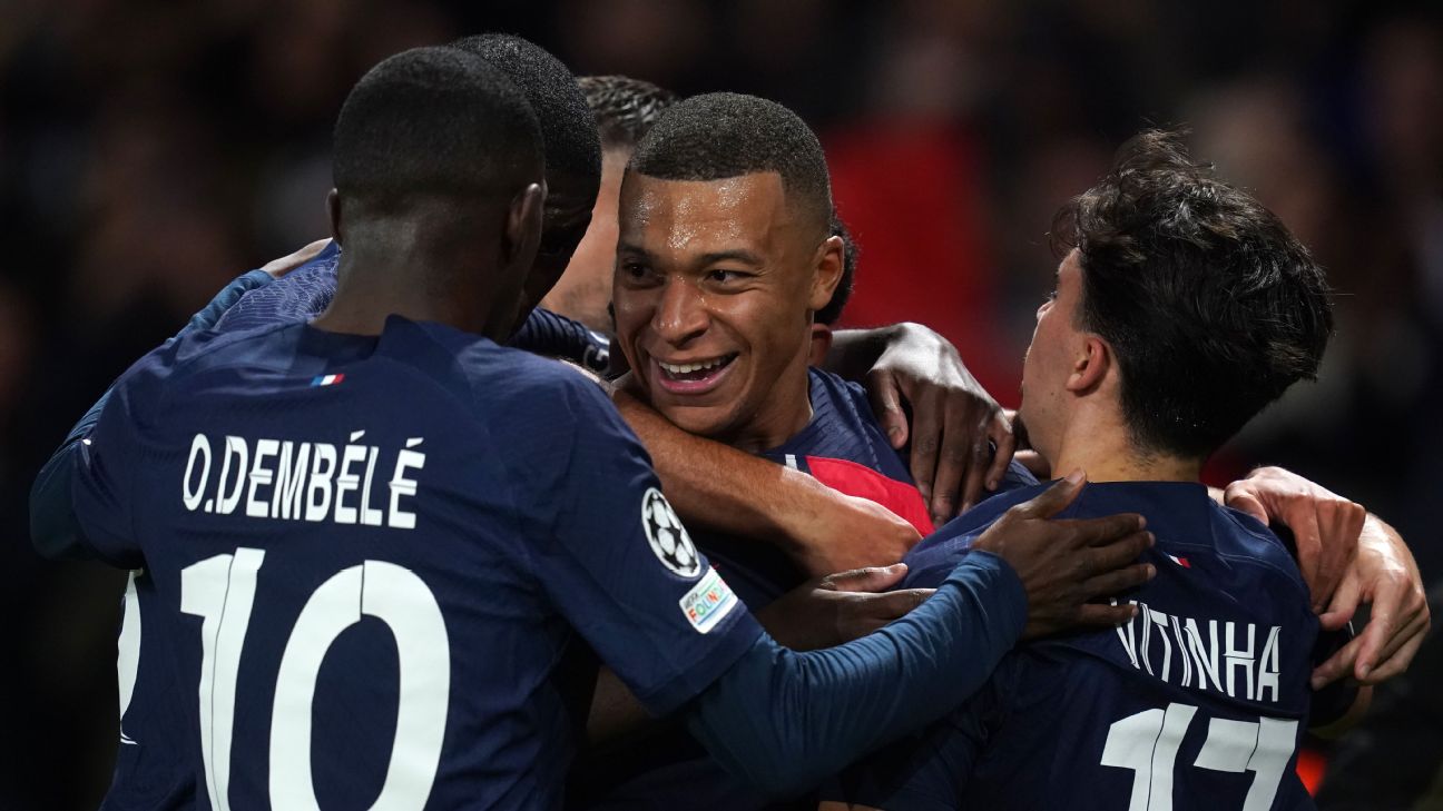 PSG outclass Milan to get back on track in Champions League