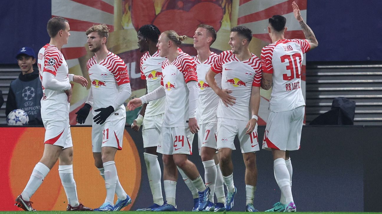 Leipzig battle past Red Star 3-1 to tighten hold on Group G second