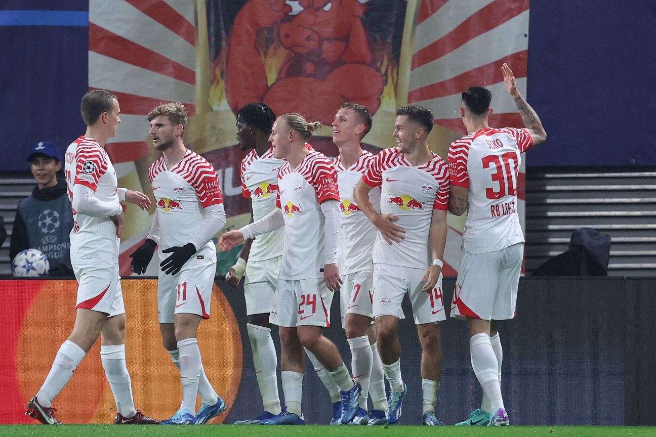 Leipzig battle past Red Star 3-1 to tighten hold on Group G second