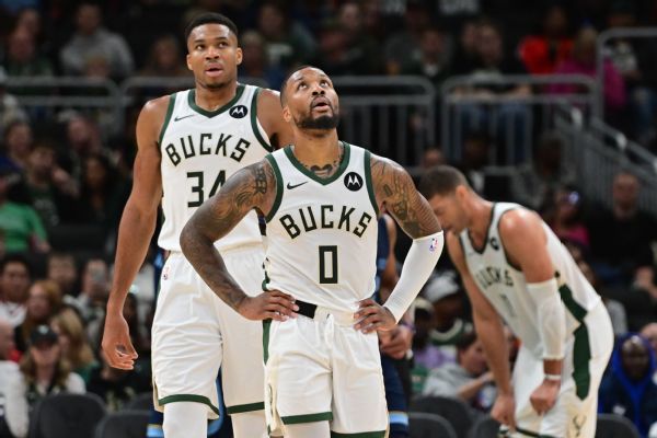 Bucks' Lillard practices fully, Giannis remains out of live drills