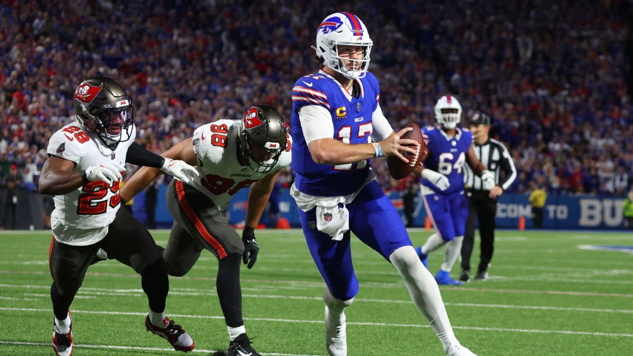 Buffalo Bills report card: Josh Allen pulls off a victory with his arm