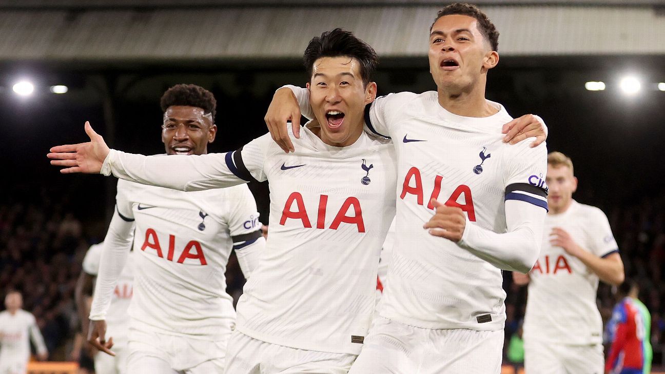 Spurs go 5 points clear at top with win at Palace