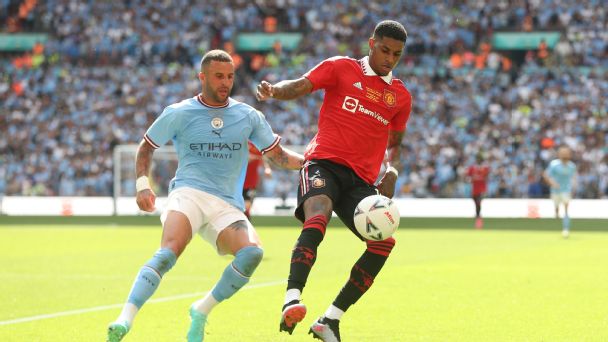 Follow live: Manchester derby features a clash of unbeatens at Old Trafford