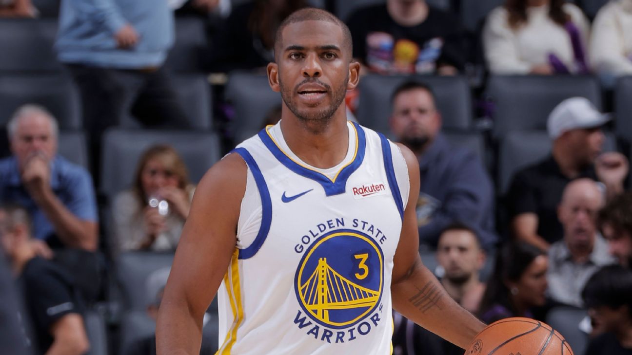 Warriors' Chris Paul doesn't start for 1st time in 19-year career ...