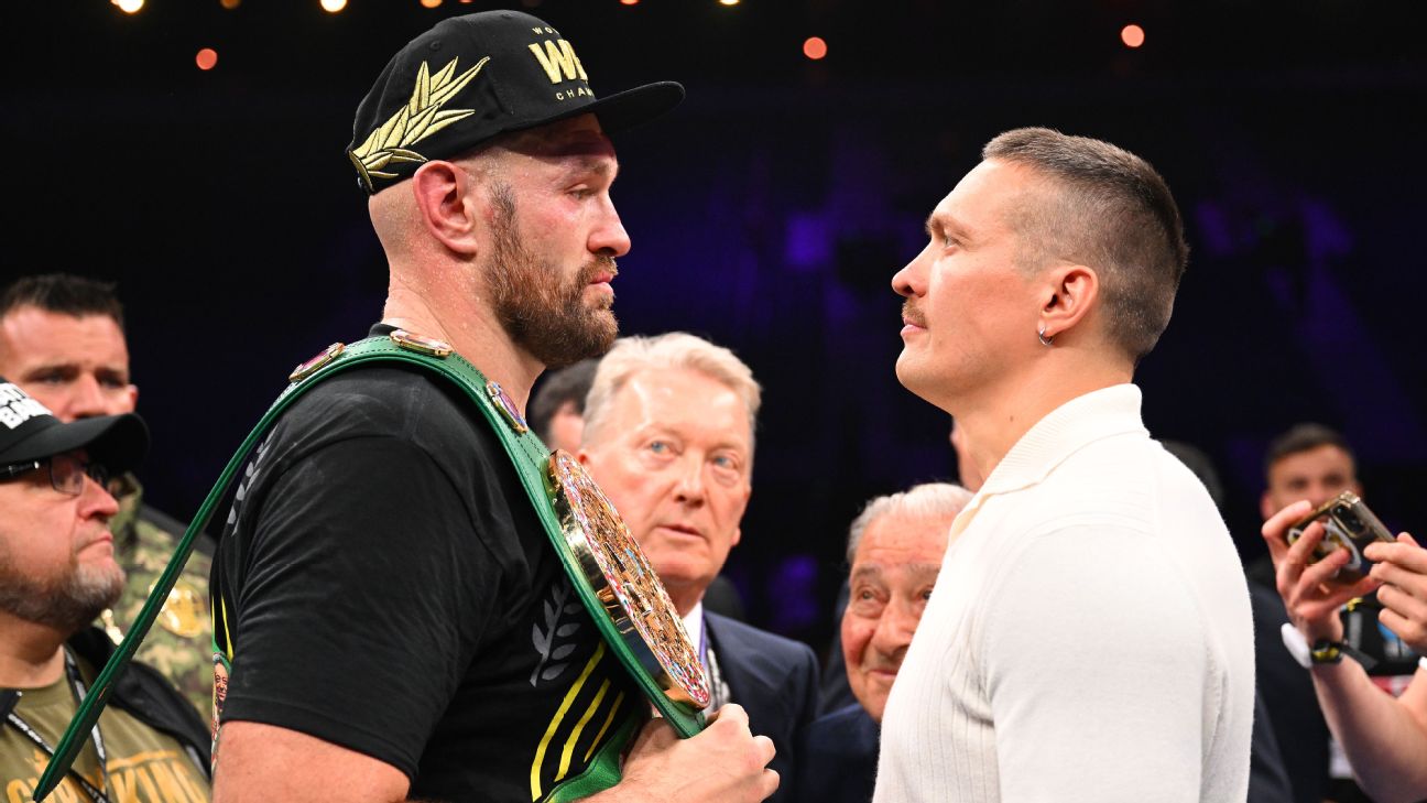 Punch-drunk  Fury teases Usyk with 15-beer jibe