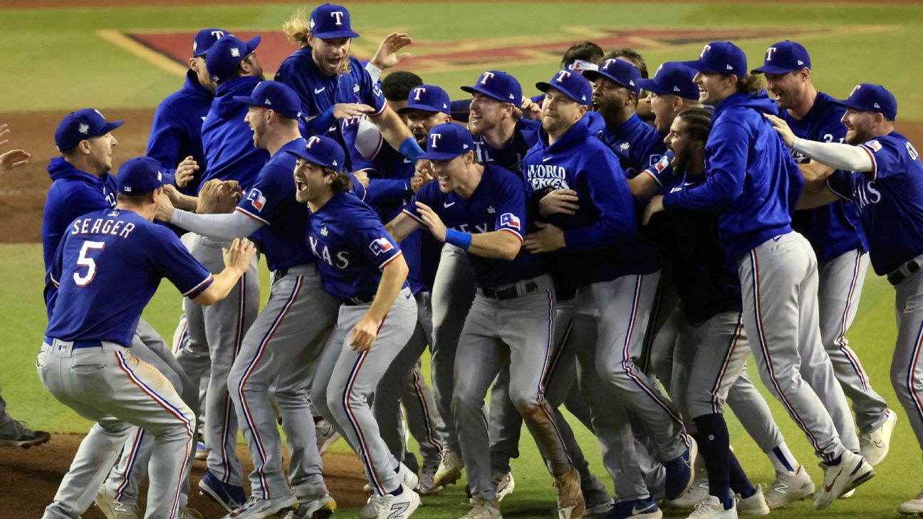 Texas Rangers beat Diamondbacks to win World Series for first time in  team's 63-year history