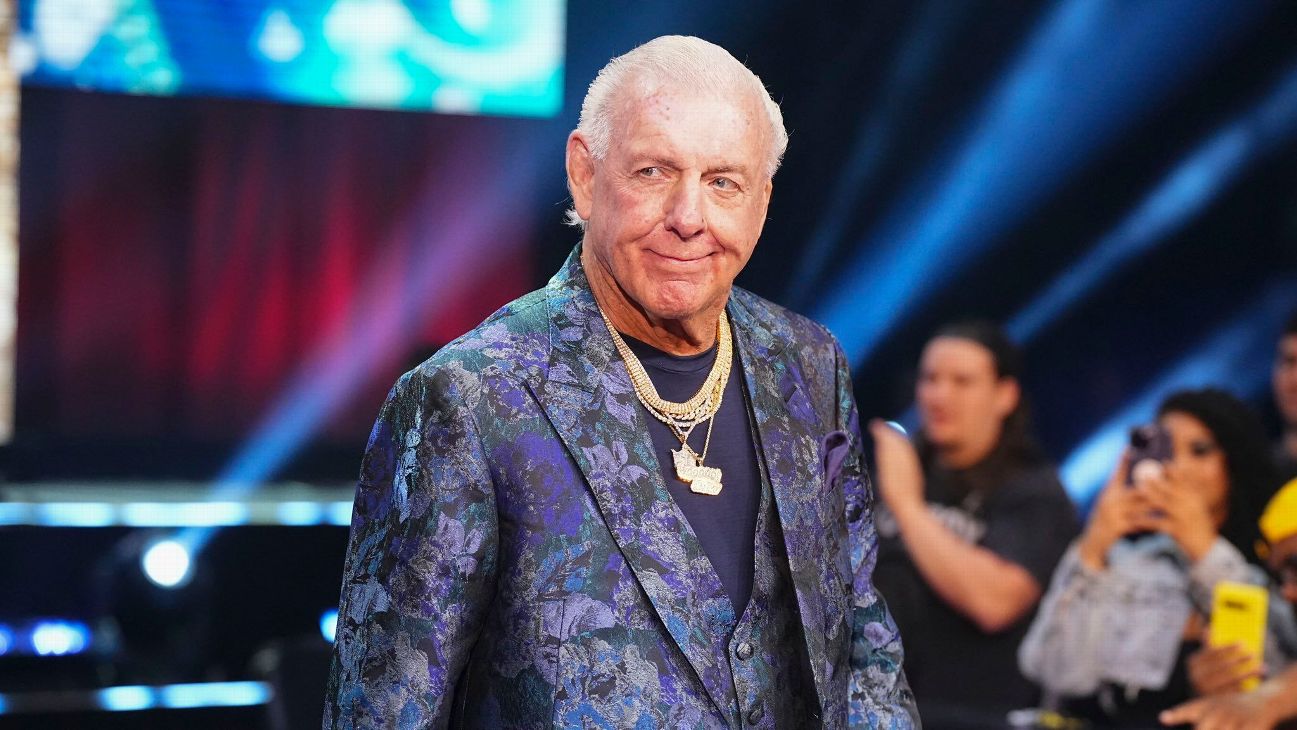Ric Flair, 74, on new beginnings with AEW, working with Sting and going through tables - ESPN