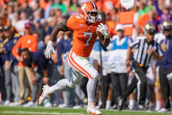 Mafah’s career day fuels Clemson’s upset of Irish www.espn.com – TOP