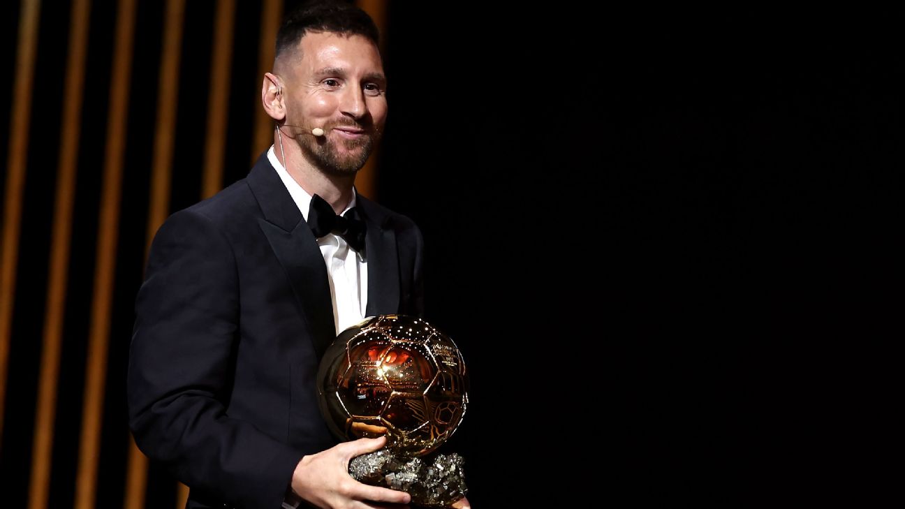 Veja os vencedores do Bola de Ouro 2023; Messi ganha pela oitava