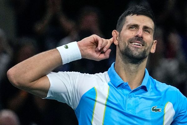 Djokovic to face Dimitrov in final at Paris Masters