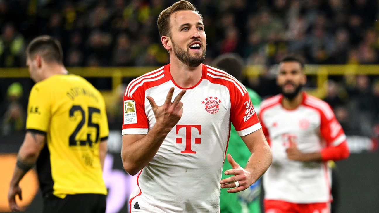 European review: Kane stars as Dortmund are no match for dominant Bayern