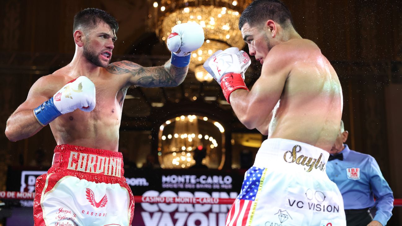 Cordina ekes out win, calls Vazquez 'sore loser'