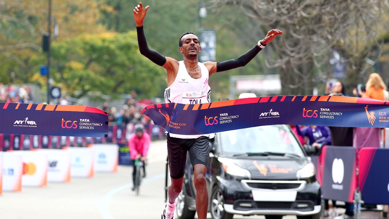 Tola sets NYC record; Obiri adds to Boston win