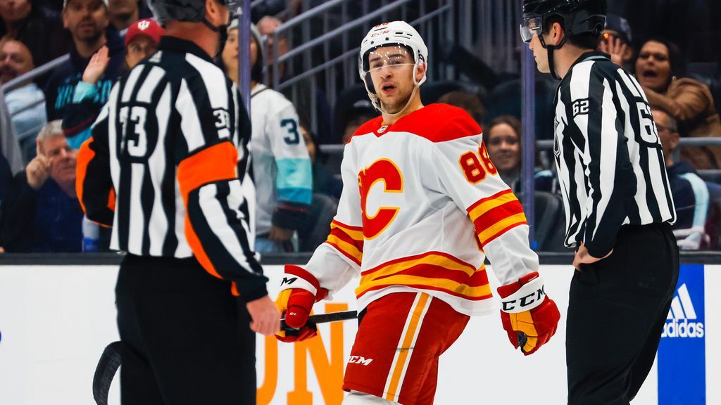 Flames' Mangiapane suspended 1 game by NHL for cross-checking Kraken's  McCann