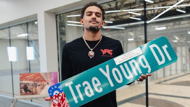 Atlanta Hawks' Trae Young has street named after him in hometown