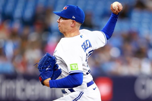 Jays RHP Green  arm  reinstated from 15-day IL