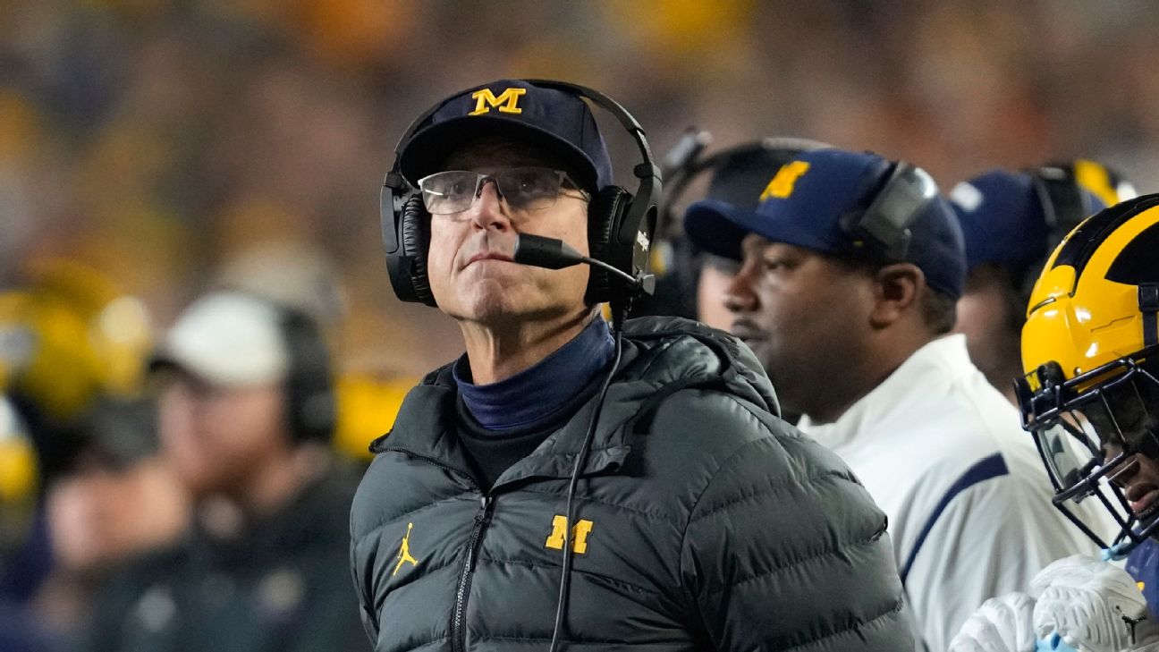 U-M: ‘Shame’ if Harbaugh banned for 1,000th win www.espn.com – TOP