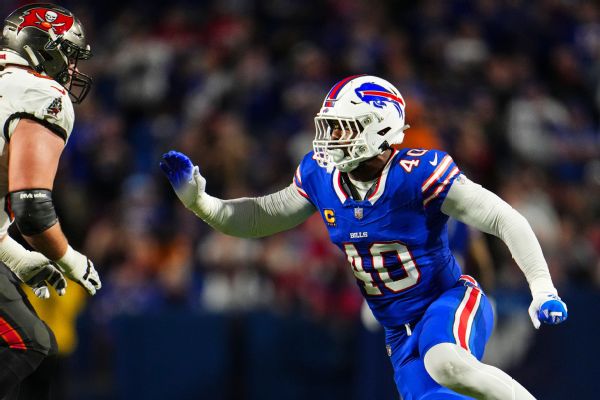 Bills' Miller: 'Should not have played' last year