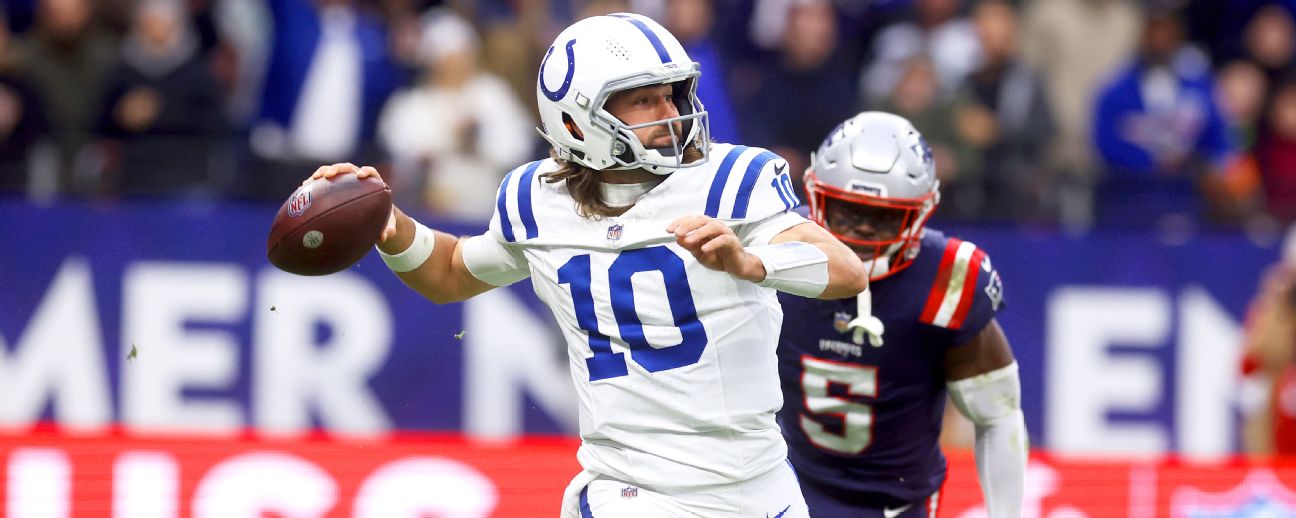 Best, worst of NFL Week 10: Colts hold off Pats in Germany