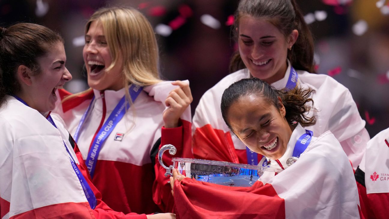 Canada beats Italy to claim Billie Jean King Cup