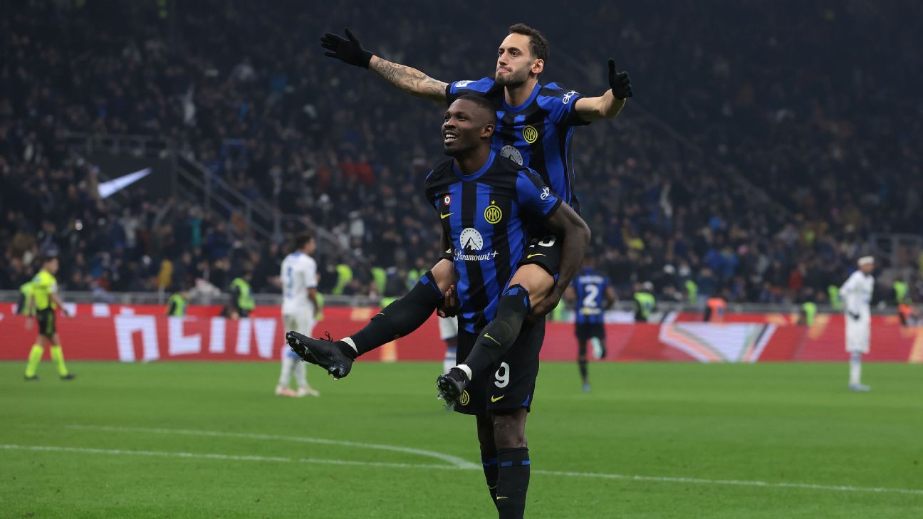 Inter beat Frosinone to return to Serie A summit