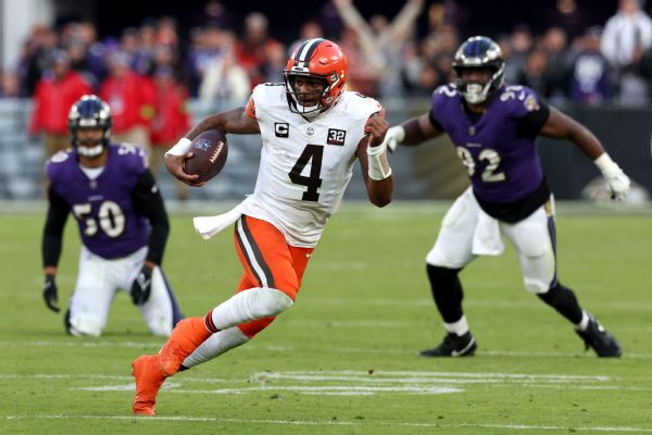 Browns pull off stunner vs. Ravens in ‘defining’ win