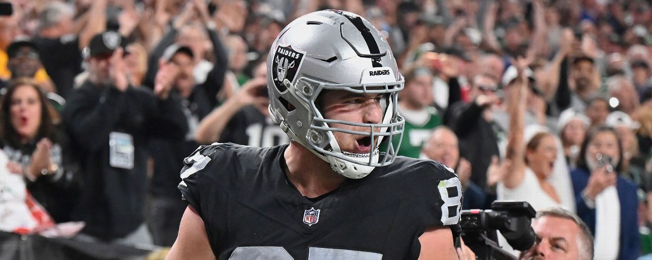 Las Vegas Raider have a new young tight end duo in Michael Mayer