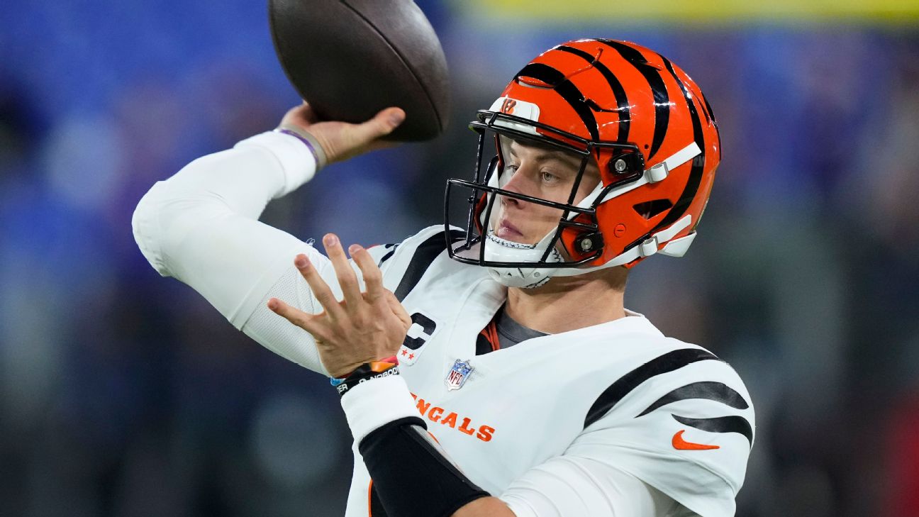 Bengals say QB Burrow to miss rest of season