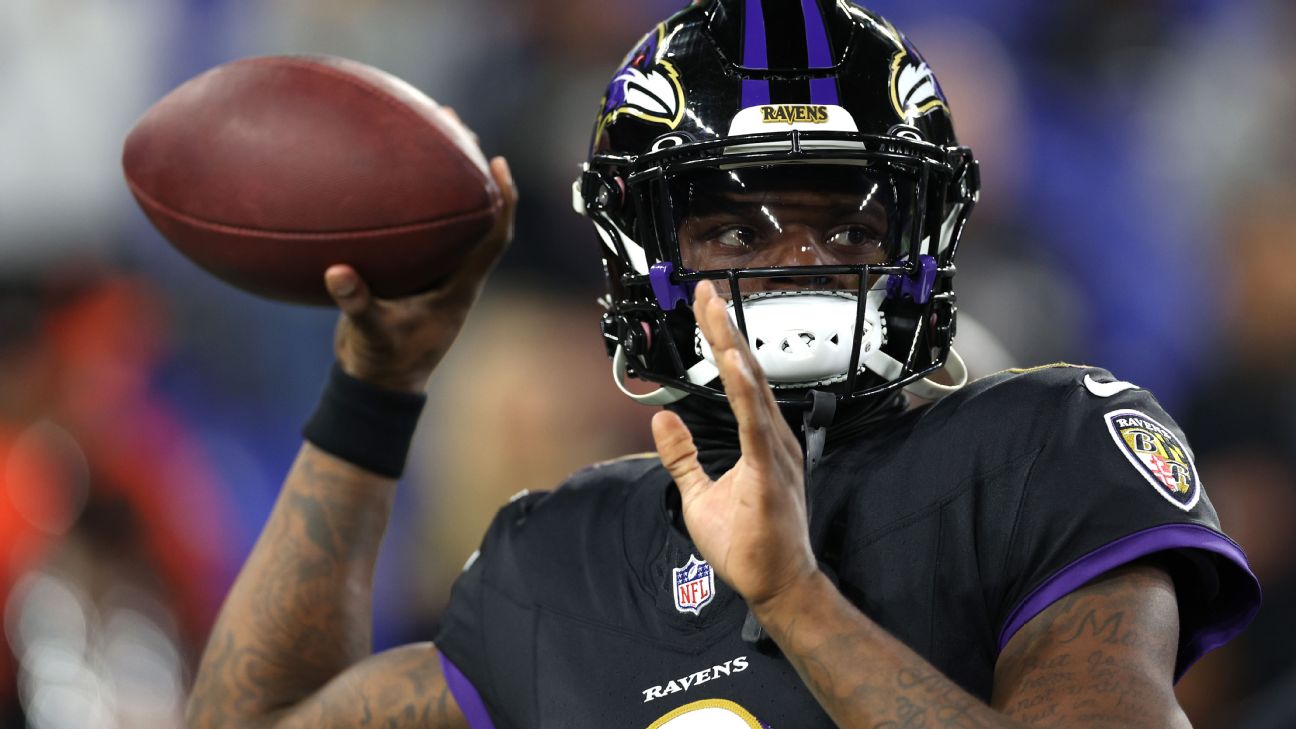 Follow live: Ravens look to move atop the AFC as they host the Rams www.espn.com – TOP