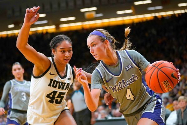 Kansas St. stuns cold-shooting Clark, No. 2 Iowa