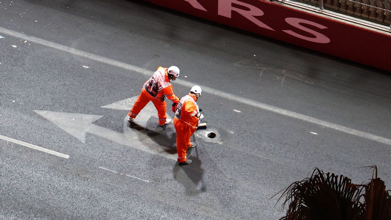 Loose drain cover forces F1 to nix Vegas practice www.espn.com – TOP