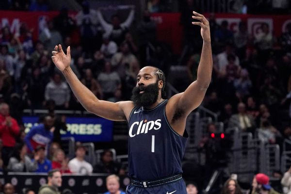 Harden delivers clutch 3, gets 1st win with Clips www.espn.com – TOP