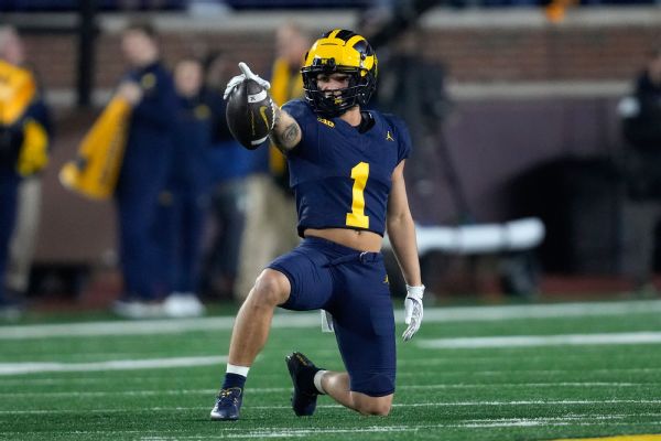 Michigan WR Wilson ruled out of game vs. Terps