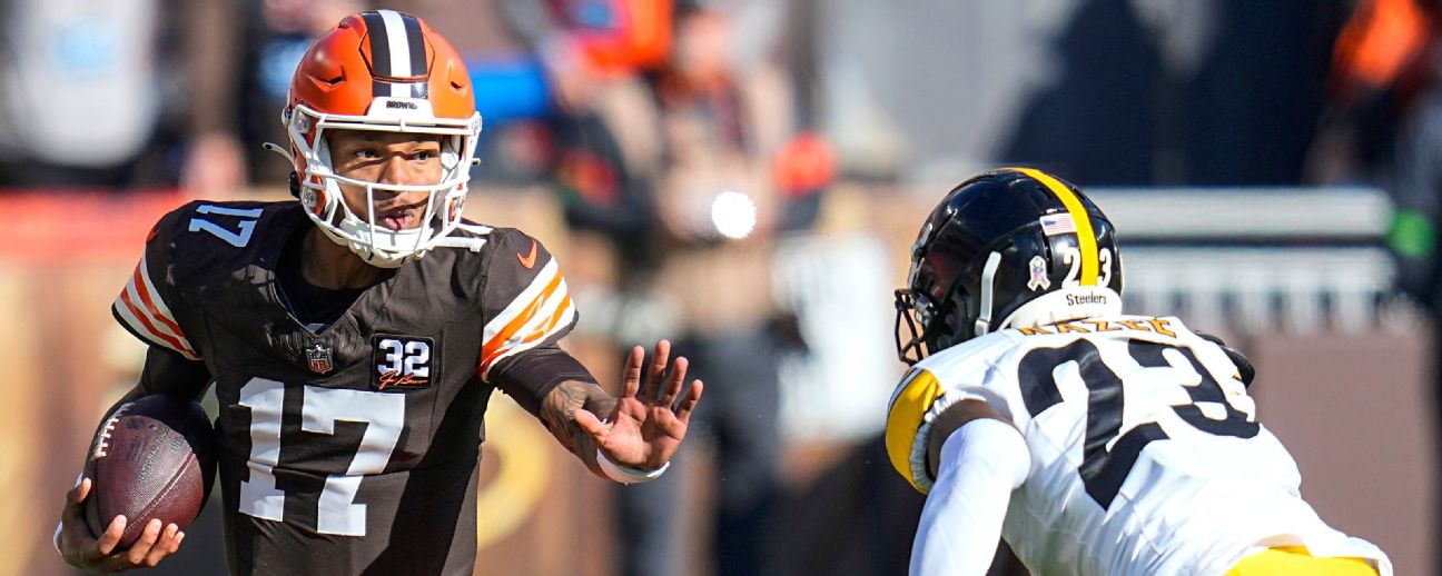 Follow live: Browns and Steelers meet as the push for the postseason heats up www.espn.com – TOP
