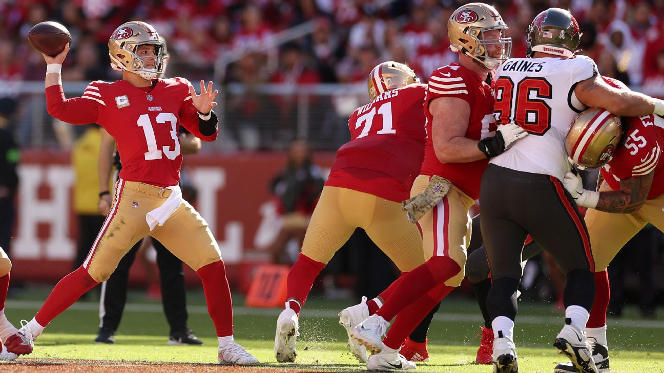 Brock Purdy Posts Perfect Passer Rating In 49ers Win - ABC7 San Francisco