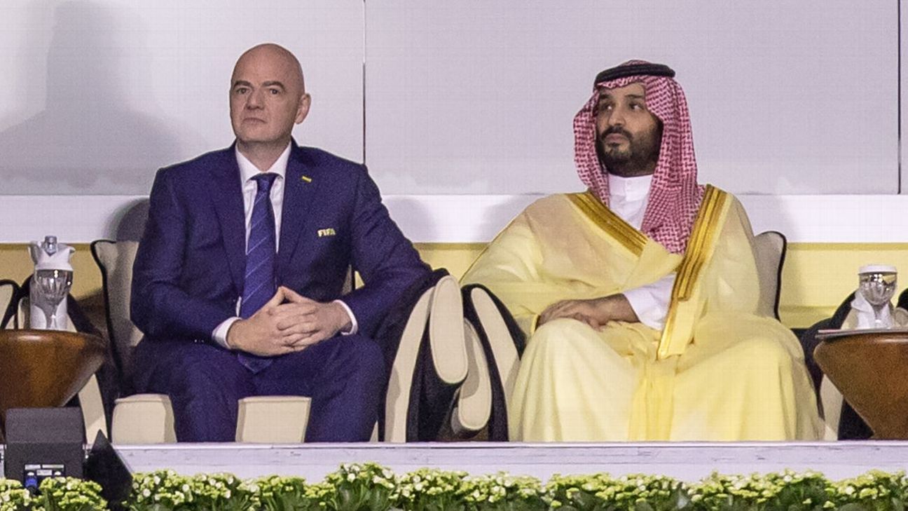 FIFA president Gianni Infantino with Saudi Crown Prince Mohammad bin Salman [1296x729]