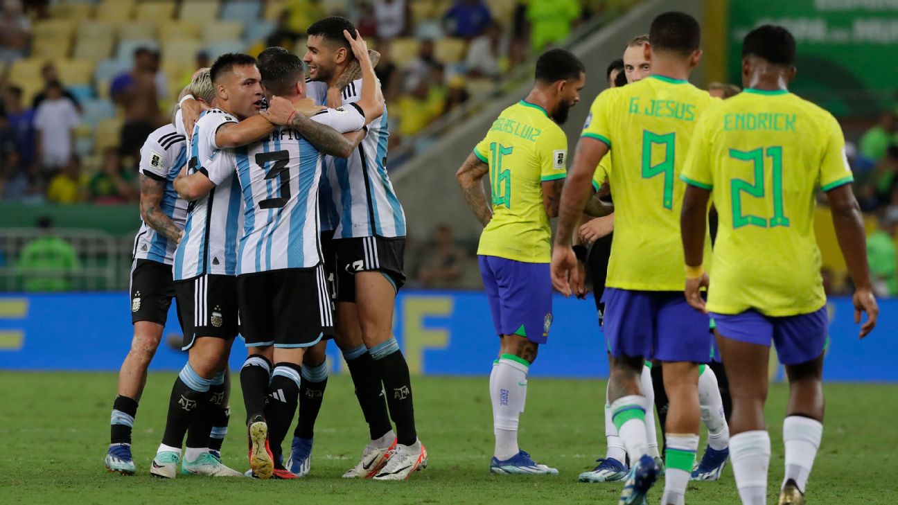 Brasil x Argentina: veja horário, escalações e onde assistir jogo pelas  Eliminatórias - Esportes DP